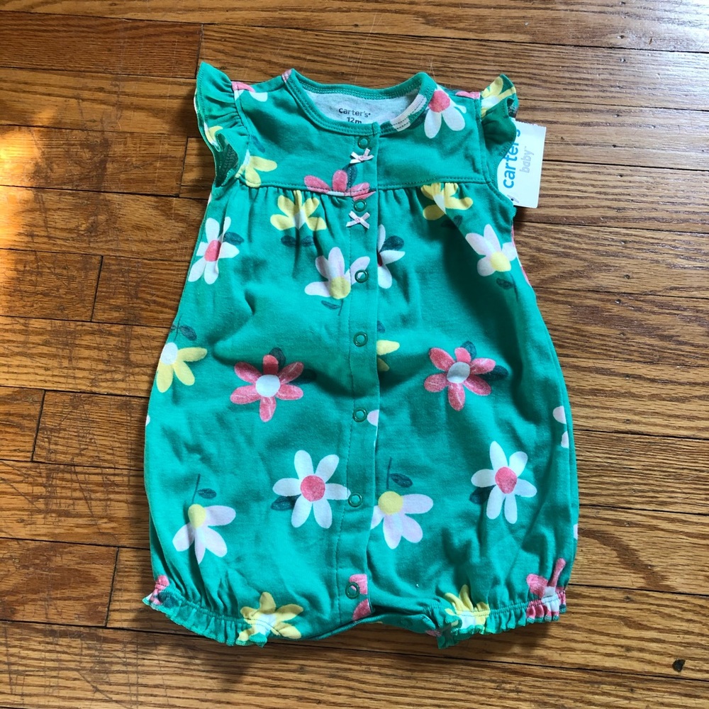 NWT Baby Girl Romper - Size 12 M